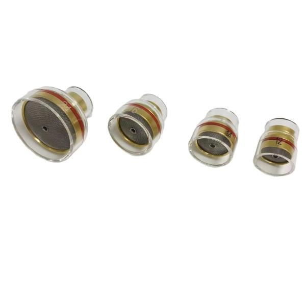Buy TIG Accessories Champagne Clear Nozzle With Screen Pack For Precise Welding Results at wholesale prices