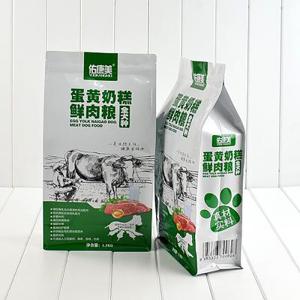 Wholesale Eight Sided Sealing Flat Bottom Bags Optimal For Pet Food