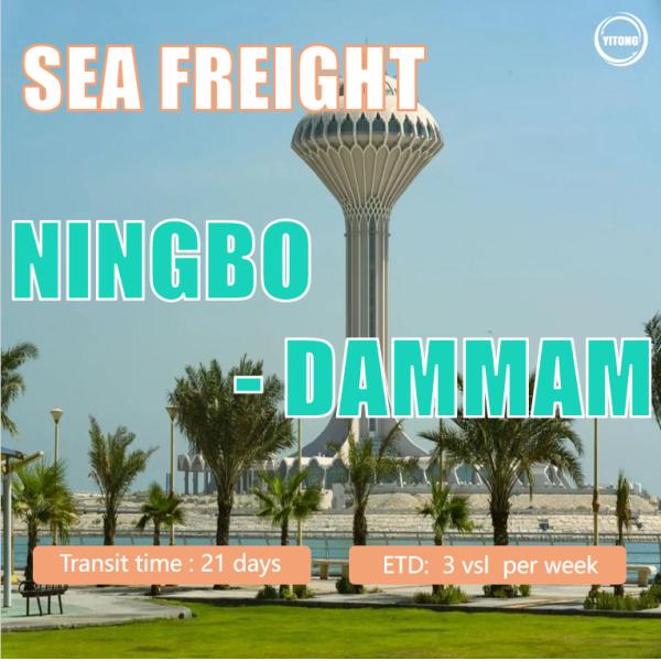 Buy Ocean Freight From Ningbo To Dammam, Saudi Arabia at wholesale prices