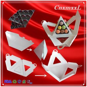 Custom Paper Macarons Stand Tower Packaging With Paper Shell