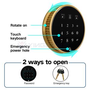Solid Steel Home Safe Box H25 Thickness Customized OEM Service
