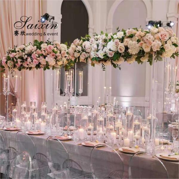 ZT-362 Wedding crystal acrylic wedding centerpiece flower stand