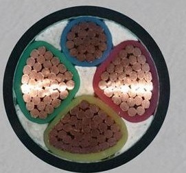 0.6/1KV Copper core PVC insulated PVC sheathed power cable (YJV 3x95+1x50)
