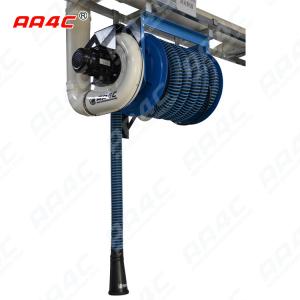 AA4C car exhaust extracting system auto vehicle exhaust manual fixed tumbler hose reel with fans control customize size