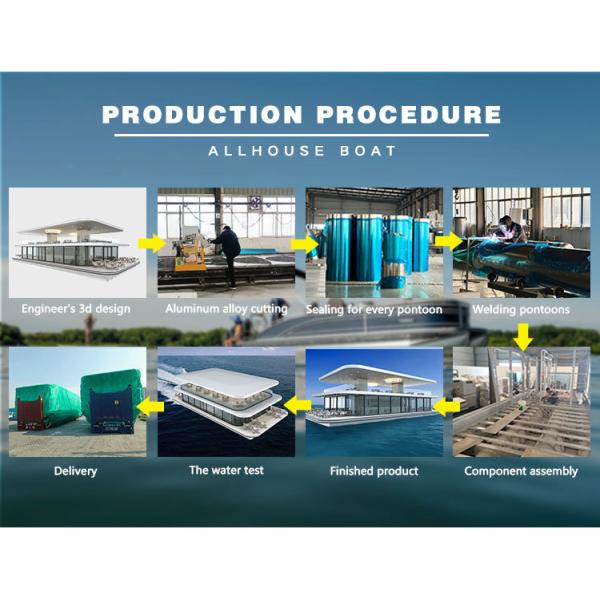 30m Length 15m Width Floating Restaurant Boat High Capacity for 200 People