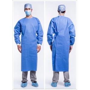 China Clinical SMS Water Impervious Disposable Surgical Gown on sale