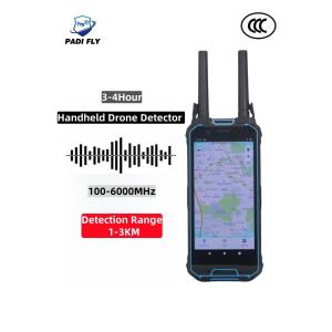Handheld 1-3km 100MHz-6GHz Frequency Signal Detector with Dji Fpv Autel Drone