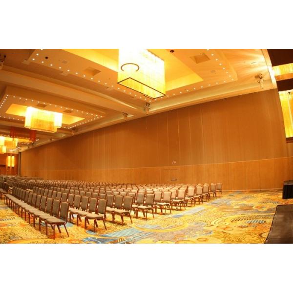 Commercial Furniture Folding Acoustic Sliding Partition Walls 85mm Thickness