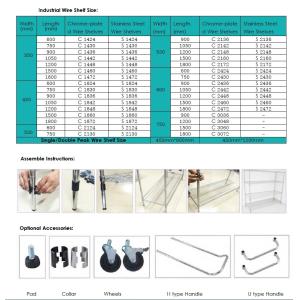 Customized ESD Storage Shelves, Industrial Wire Shelving System Resistance 10e6