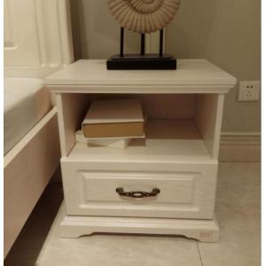 China White Bedside Table Contemporary Bedroom Furniture / European Design Furniture on sale