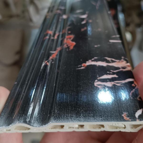 Peel Resistance White Plastic Skirting Board PVC For Office Buildings