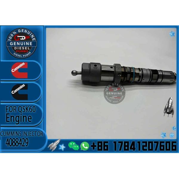 Diesel Fuel Injector 4088429 4088431 Common Rail Diesel Fuel Injector Compatible with Cummins QSK23 QSK60 Engine