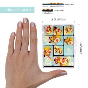 Home School Magnetic Souvenir Acrylic And Epoxy Magnet Set Waterproof