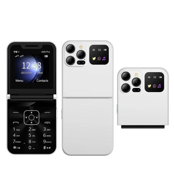 Compact and Versatile 2G Feature Phone with LED Flashlight and Vibration