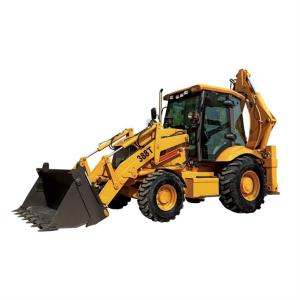 Quality Construction Works Carraro Axles Backhoe Loader With Variable Attachments for sale