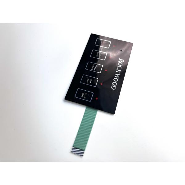 LED Backlight Screen Printing Membrane Keypad Suppliers With Transparent Window Display