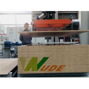 Furniture Short Cycle Lamination Line PLC Control For MDF And Particle Board