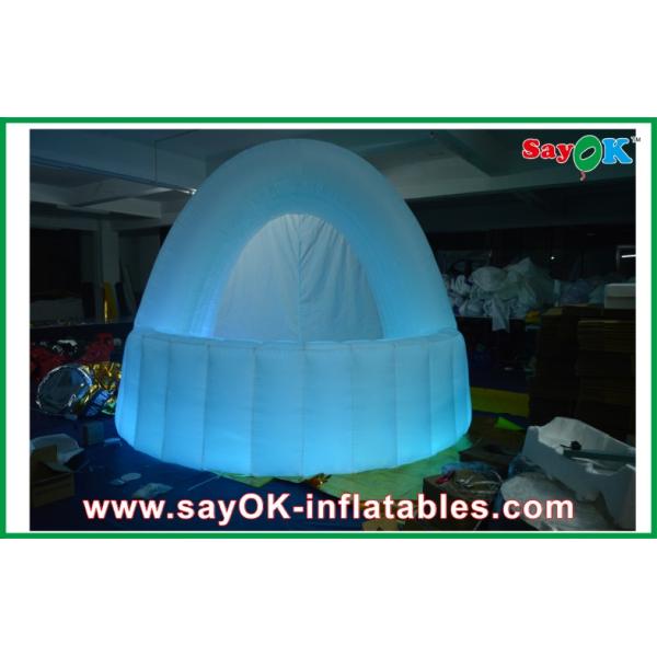 Outdoor PVC / Oxford Cloth Inflatable LED Show Tent , Customized LED Bar Counter Inflatable Work Tent