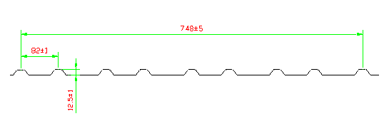 Hydraulic Wall / Roof Panel Roll Forming Machine 0.3-0.8mm Thickness 15 Stations