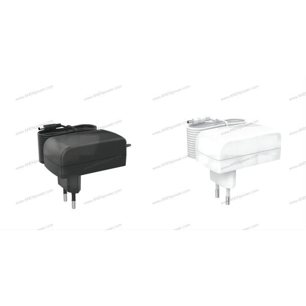 IEC/EN 60601 Certified 24W max Medical Power Supply, 12V/9V/5V/24V/36V Medical AC Adapter