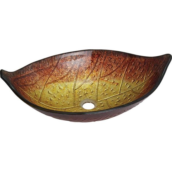 Buy glass rectangular  bathroom sink TY-086 565*365*180*12MM at wholesale prices