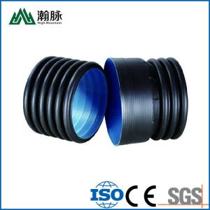300mm Dual Wall Drainage Pipe Reinforced HDPE Corrugated Sewage Pipes