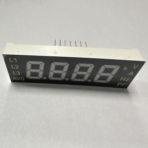 Customized Ultra White/Red 4 Digit 7 Segment LED Display module common anode for