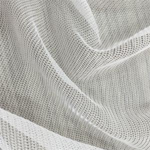 Jersey Polyester Tulle Mesh Fabric Mosquito Net Grey Width 142-155cm