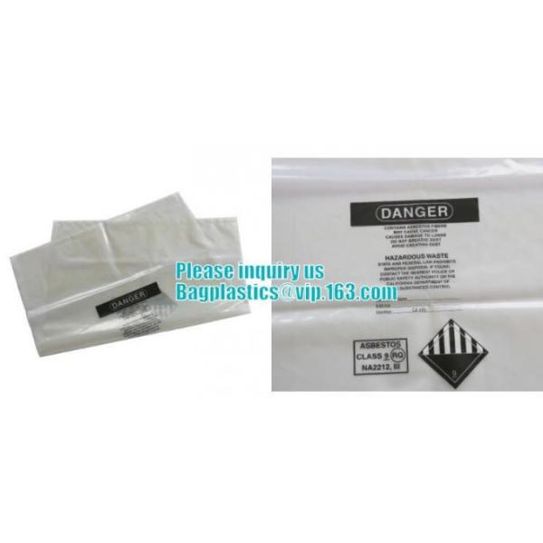 BUILDING FILMS, Asbestos bag, PE asbestos bag, building waste bag asbestos bag, building waste bag asbesto, rubble sacks