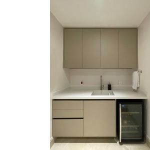 Apartments Modern Small Kitchen Cabinets Complete Sets Custom Furniture