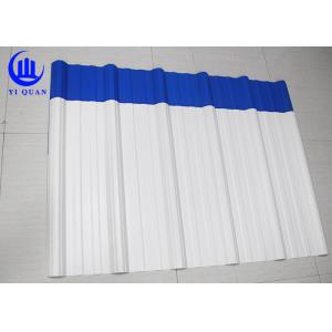 PVC Coated Anti Fading PVC Plastic Spanish Roof Tiles Panels 1.5mm-2.5mm Thickness