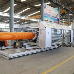 Water Cooling DWC Pipe Production Line For ID100 - ID600MM Plastic Drainage