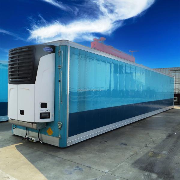Aluminum Box Body 53ft Semi Trailer for Temperature-Controlled Fresh Food Transport
