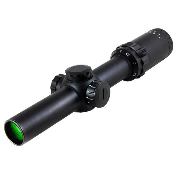 Buy High Definition 1x 4x Hunting Rifle Scope 24mm Objective Lens at wholesale prices