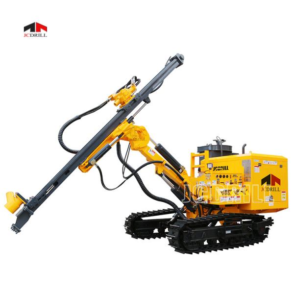 Buy Heavy Duty 63Kw Rock Drill Rig Crawler Mounted Hydraulic Dth at wholesale prices