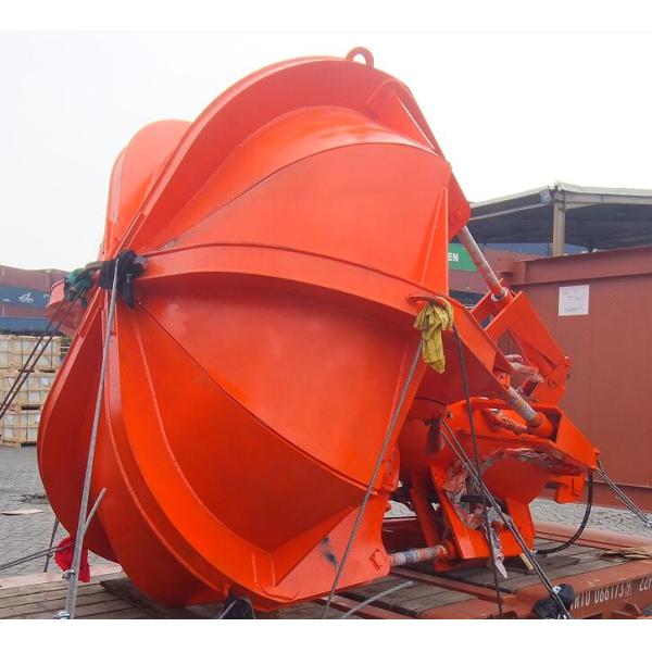 Orange Prentice Log Loader Grapple Cable Rope Stone Bucket Excavator Grab Bucket Hydraulic Scrap Bucket