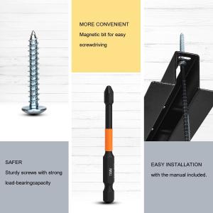 3-Set Ceiling Tote Slide Storage Bin Rack for 3 Bins Garage Overhead Storage