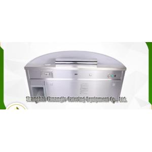 Stainless Steel Gas Heating Down Exhausting Restaurant Hibachi Grill Table Semi