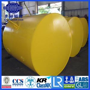 Quality Mooring Steel Floating buoy, Yellow Painted steel structure Mooring Buoy for sale