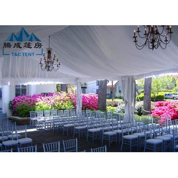 Luxury Outside Event Tents With Party Decoration 100 % Available Interior Space