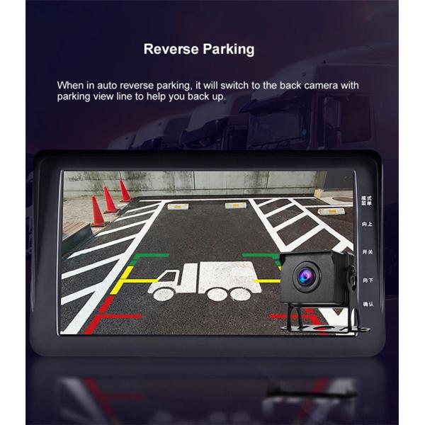 AHD 720P Vehicle Truck 9.66 Inch Screen Dash Cam Recorder DVR 4CH