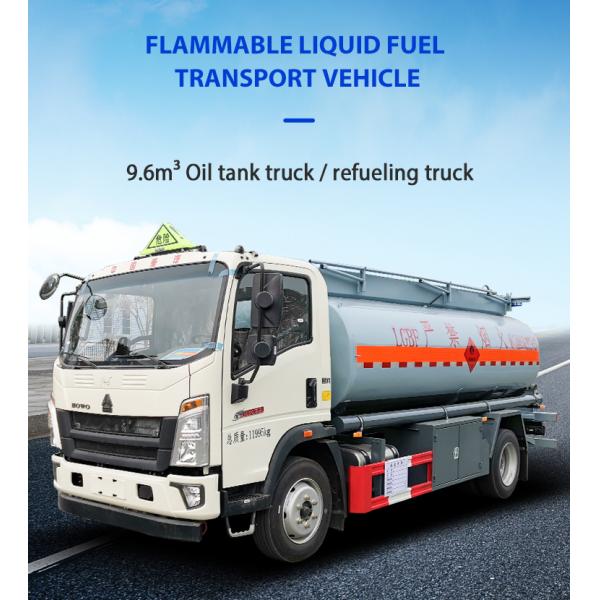 Howo Mini Truck 5000l Fuel Bowser Gasoline Tankers Trucks Horsepower 150 250hp
