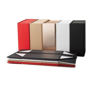 Quality Collapsible Folding Bulk Cardboard Gift Boxes Glossy Lamination CMYK Printing for sale