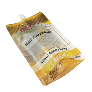 Quality Honey bee packaging bag,Bee flexible packing stand up bag with spout out for sale
