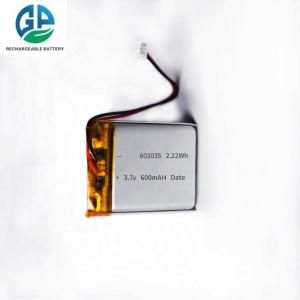Rechargeable Battery Quality Small Lithium Polymer Batterie Lipo603035 Lipo