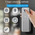 Automatic Digital Deadbolt Smart Door Lock Code Card NFC EKey TTLock Access