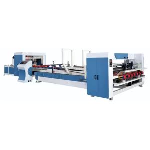 China Super Automatic Carton Box Folder Gluer Folding with Advanced Textiles Gluing Machine on sale