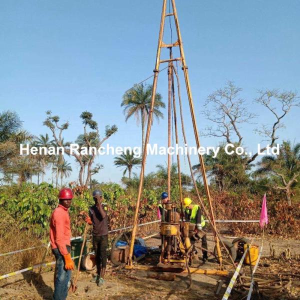Buy 200m Depth Hydraulic Small Borehole Drilling Rig Mutil Functional 90°～75° Drilling Angle at wholesale prices