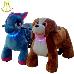 Hansel china import battery operated plush animal scooters for mall