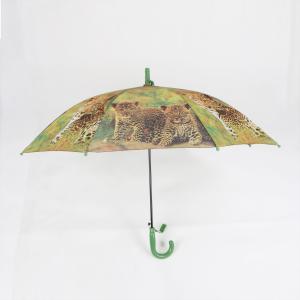 Personalized Kids Character Umbrellas , Toddler Rain Umbrella ABS Plastic Handle